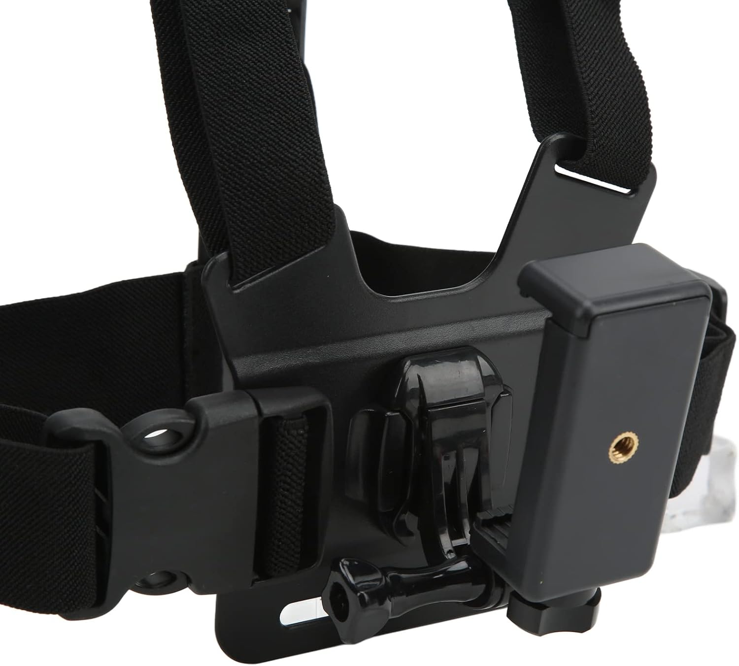 Chest phone Mount Harness adjustable Cellphone Selfie Chest Strap with Cell Phone Clip Holder