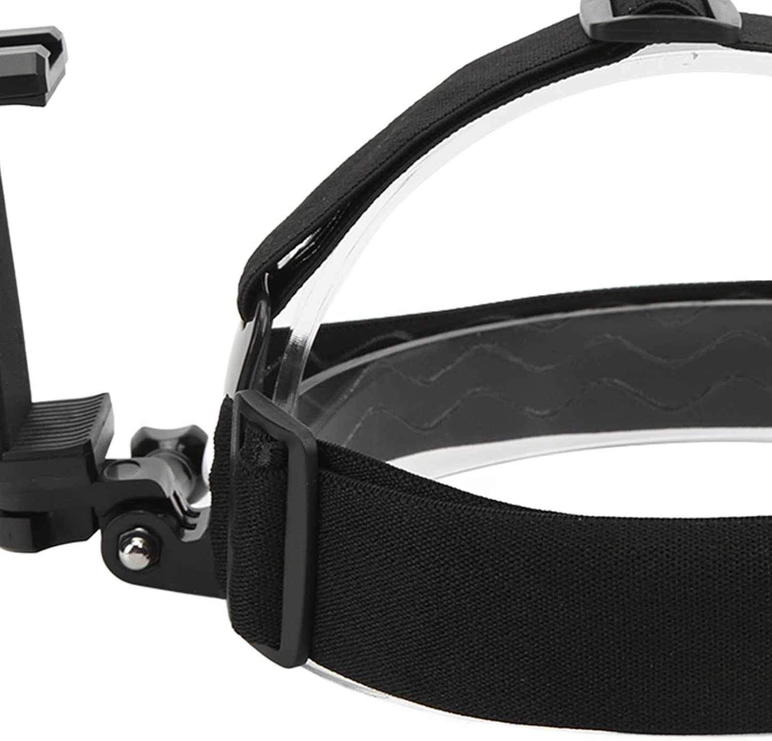 Head Strap Mount, Adjustable Action Camera Head Mount with Phone Holder for Smartphones and Action Cameras