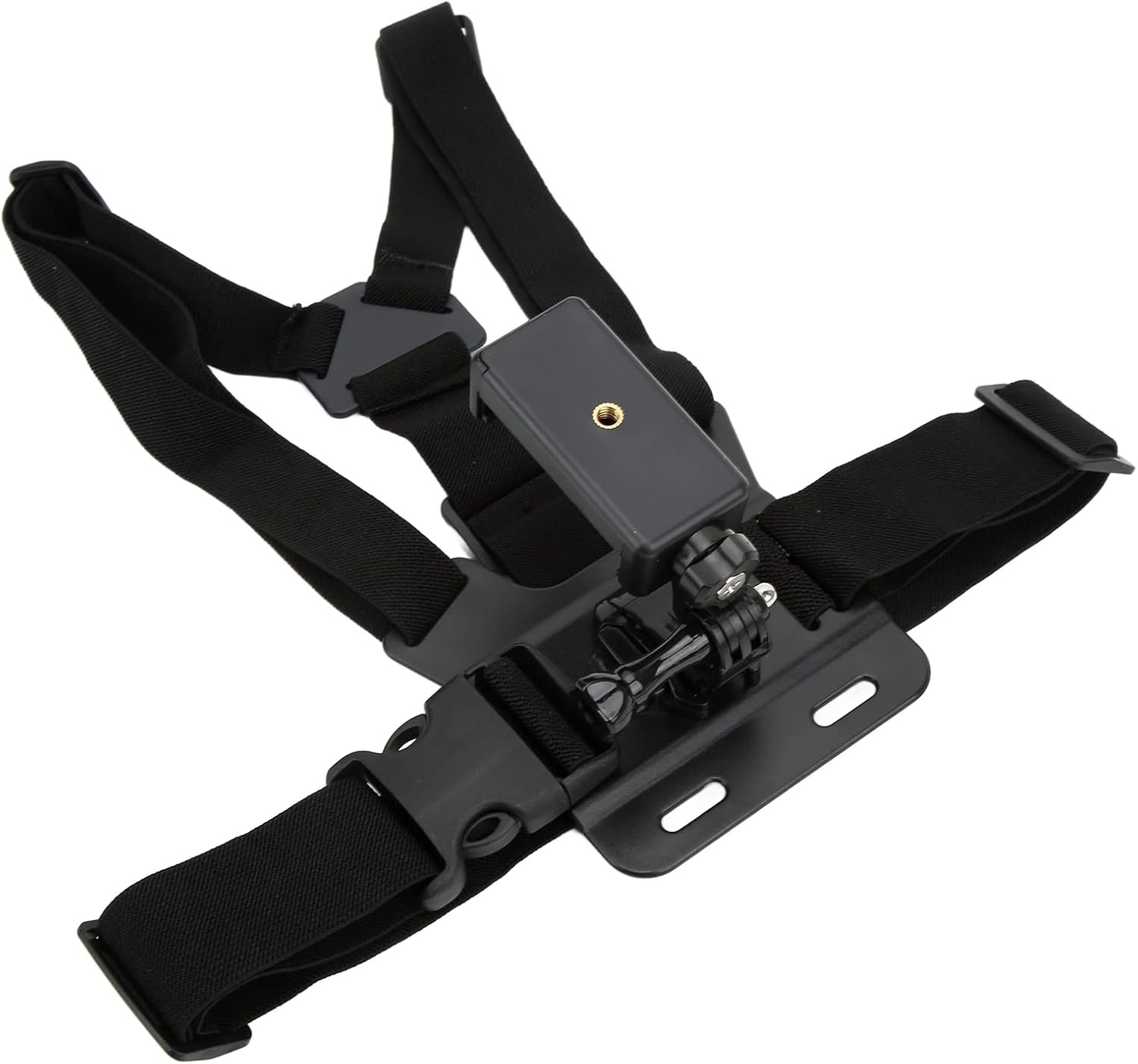 Chest phone Mount Harness adjustable Cellphone Selfie Chest Strap with Cell Phone Clip Holder
