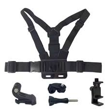 Chest phone Mount Harness adjustable Cellphone Selfie Chest Strap with Cell Phone Clip Holder