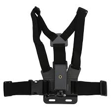 Chest phone Mount Harness adjustable Cellphone Selfie Chest Strap with Cell Phone Clip Holder