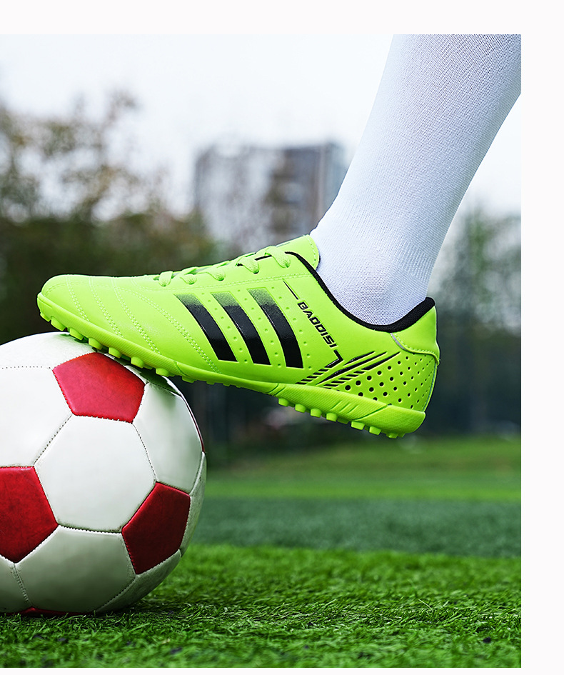 Soccer Shoe Football New Lace-Up Football Shoes for Teenagers Student Training Sneakers Adult Men's Shoes Athletic Soccer Training Shoes
