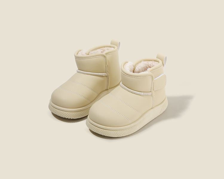 Kids Shoes Boys' Shoes Boots Children's Snow Boots Winter New Style Boys' Short Boots Girls' Cotton Boots Lining Thickening Warm Baby Cotton Shoes