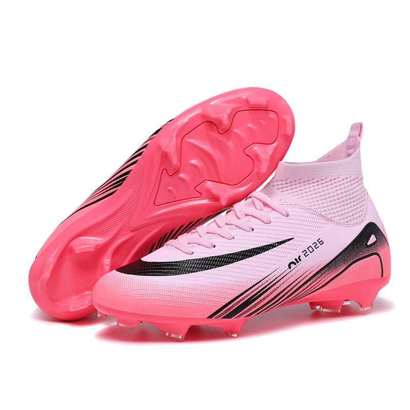 Soccer Shoe High-Top Football Shoes Training Shoes for Primary Secondary School Students Youth Sports