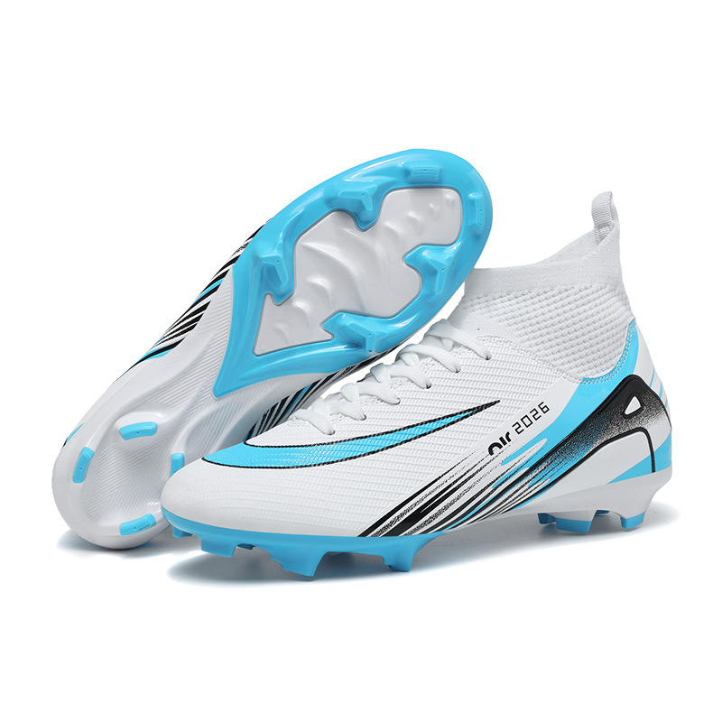 Soccer Shoe High-Top Football Shoes Training Shoes for Primary Secondary School Students Youth Sports