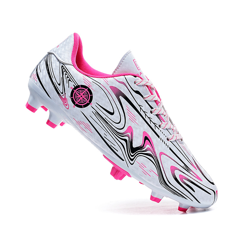 Soccer Shoe Football Large-Size Children's AG Football Shoes for Men Outdoor Training Shoes for Primary Secondary School Students Competition Shoes Kids Shoes Boys' Shoes Athletic