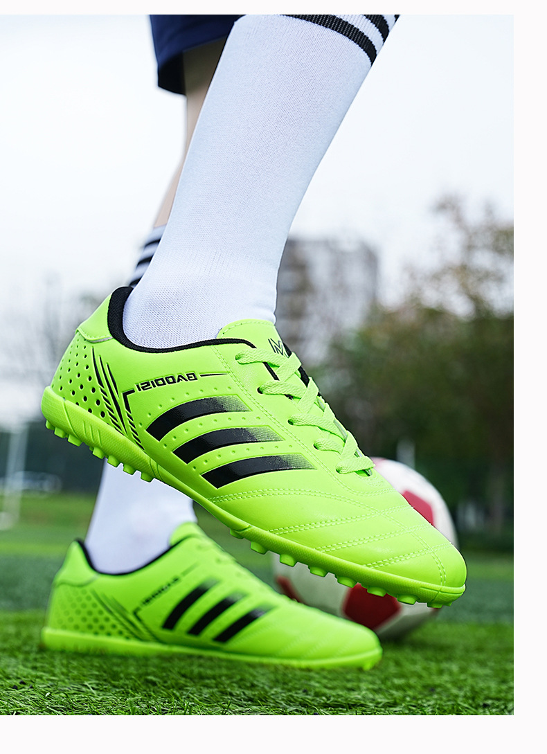 Soccer Shoe Football New Lace-Up Football Shoes for Teenagers Student Training Sneakers Adult Men's Shoes Athletic Soccer Training Shoes