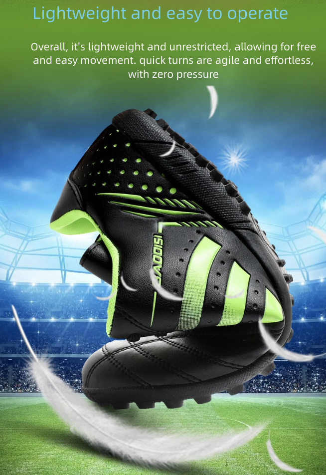 Soccer Shoe Football New Lace-Up Football Shoes for Teenagers Student Training Sneakers Adult Men's Shoes Athletic Soccer Training Shoes