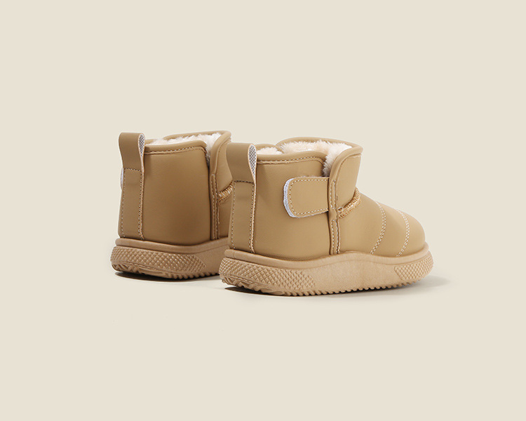 Kids Shoes Boys' Shoes Boots Children's Snow Boots Winter New Style Boys' Short Boots Girls' Cotton Boots Lining Thickening Warm Baby Cotton Shoes