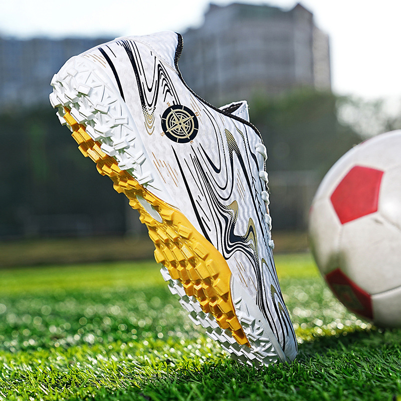 Soccer Shoe Football Large-Size Children's AG Football Shoes for Men Outdoor Training Shoes for Primary Secondary School Students Competition Shoes Kids Shoes Boys' Shoes Athletic