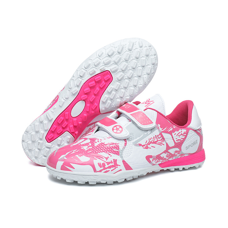 Soccer Shoe Football Low-Top Pink New Style Football Shoes Suitable for Competition Training Primary Secondary School StudentsBoys' Girls' Football Shoes Kids Shoes Boys' Shoes Athletic Outdoor