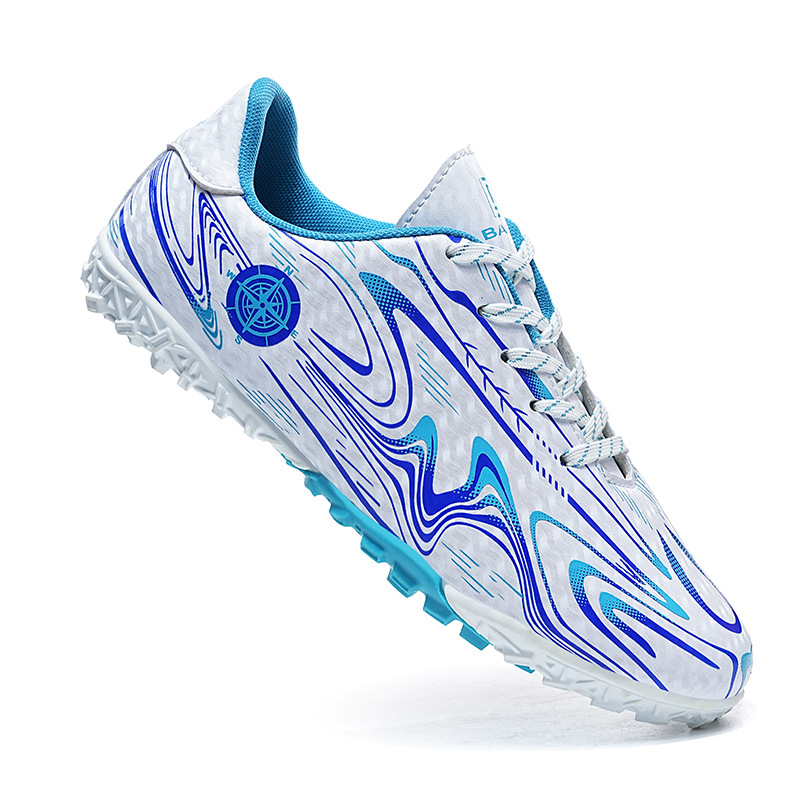 Soccer Shoe Football Large-Size Children's AG Football Shoes for Men Outdoor Training Shoes for Primary Secondary School Students Competition Shoes Kids Shoes Boys' Shoes Athletic