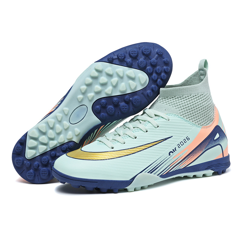Soccer Shoe High-Top Football Shoes Training Shoes for Primary Secondary School Students Youth Sports