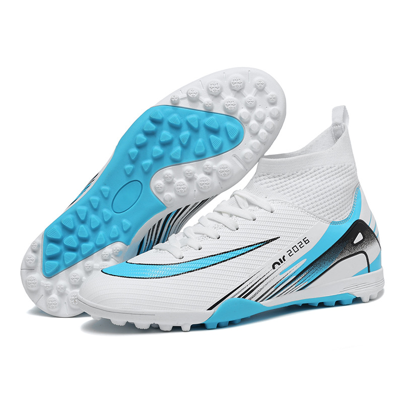 Soccer Shoe High-Top Football Shoes Training Shoes for Primary Secondary School Students Youth Sports