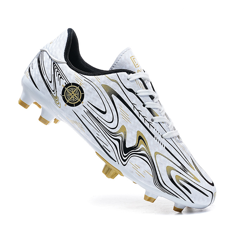 Soccer Shoe Football Large-Size Children's AG Football Shoes for Men Outdoor Training Shoes for Primary Secondary School Students Competition Shoes Kids Shoes Boys' Shoes Athletic