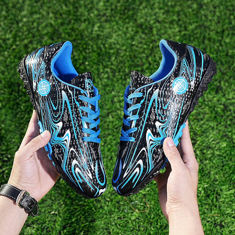 Soccer Shoe Football Large-Size Children's AG Football Shoes for Men Outdoor Training Shoes for Primary Secondary School Students Competition Shoes Kids Shoes Boys' Shoes Athletic