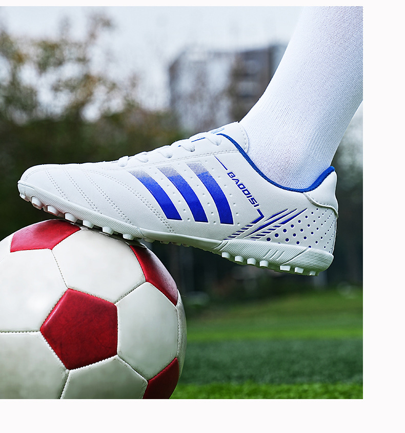 Soccer Shoe Football New Lace-Up Football Shoes for Teenagers Student Training Sneakers Adult Men's Shoes Athletic Soccer Training Shoes