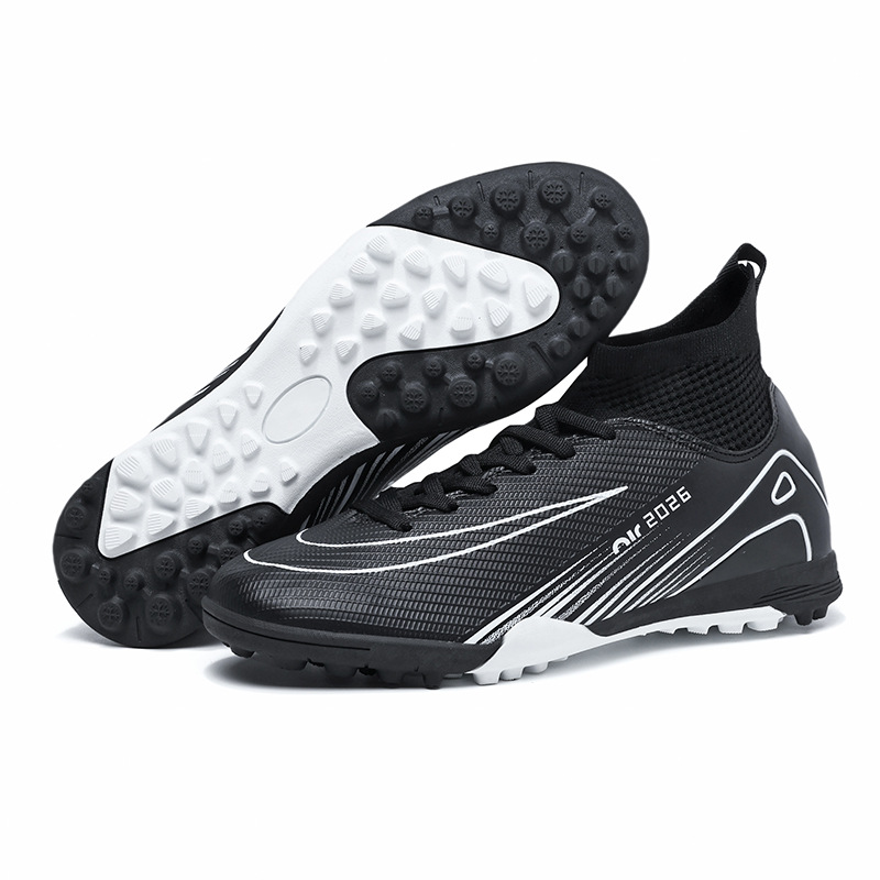 Soccer Shoe High-Top Football Shoes Training Shoes for Primary Secondary School Students Youth Sports