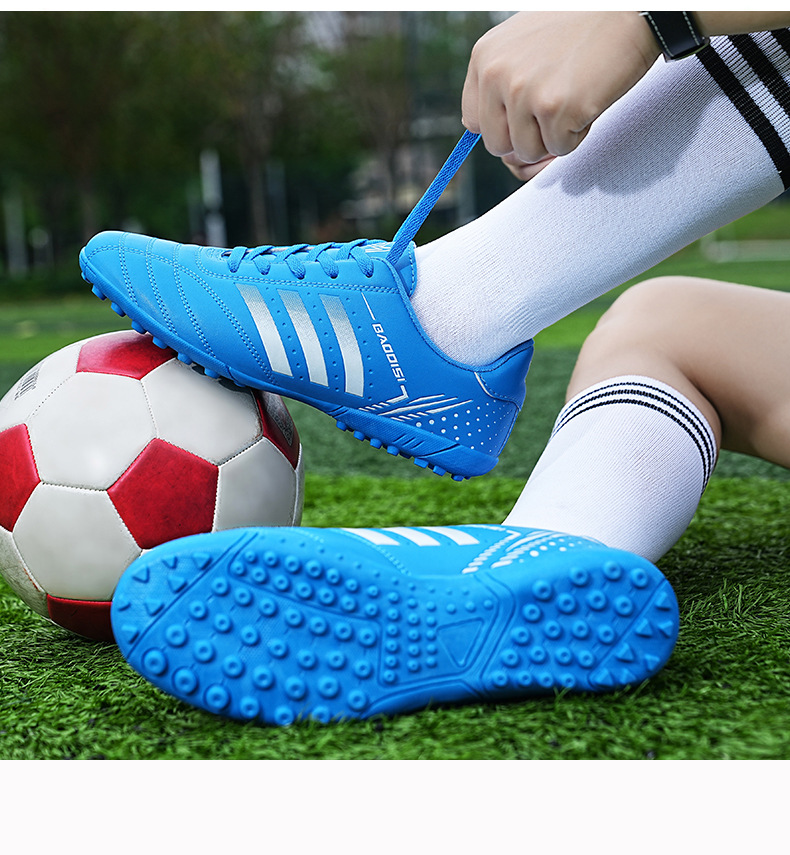 Soccer Shoe Football New Lace-Up Football Shoes for Teenagers Student Training Sneakers Adult Men's Shoes Athletic Soccer Training Shoes