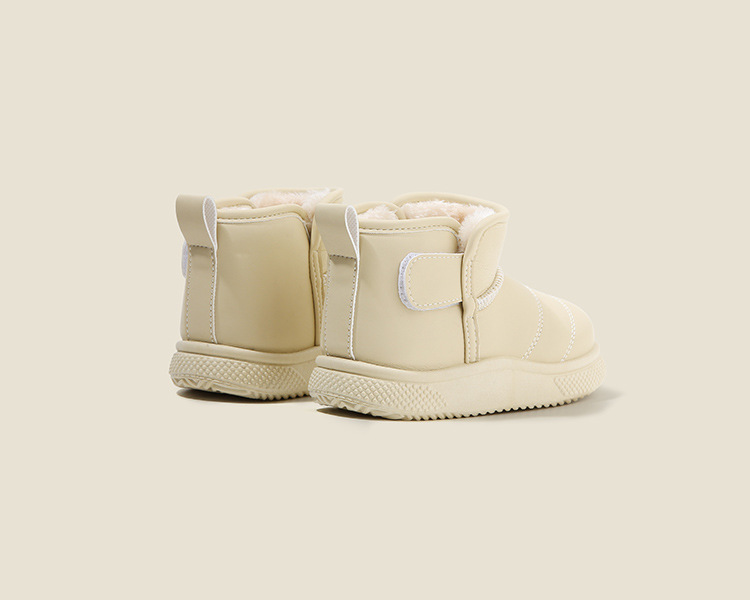 Kids Shoes Boys' Shoes Boots Children's Snow Boots Winter New Style Boys' Short Boots Girls' Cotton Boots Lining Thickening Warm Baby Cotton Shoes