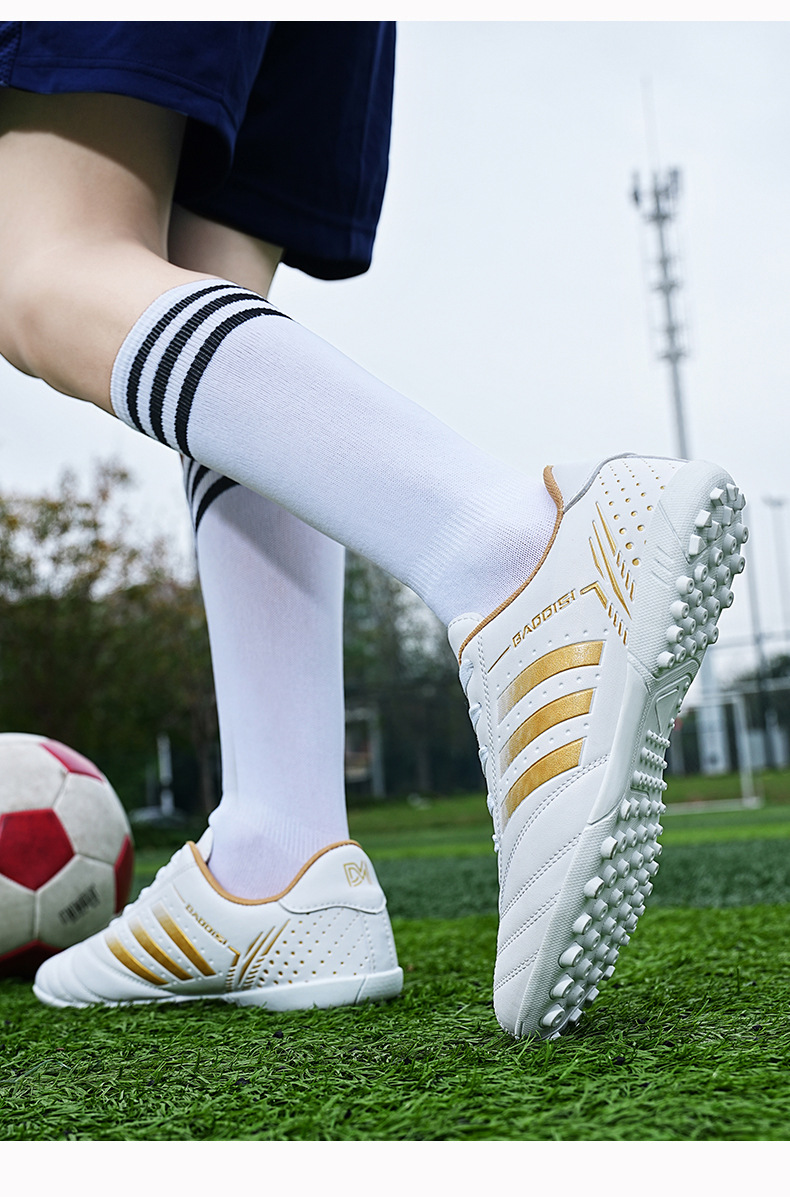 Soccer Shoe Football New Lace-Up Football Shoes for Teenagers Student Training Sneakers Adult Men's Shoes Athletic Soccer Training Shoes