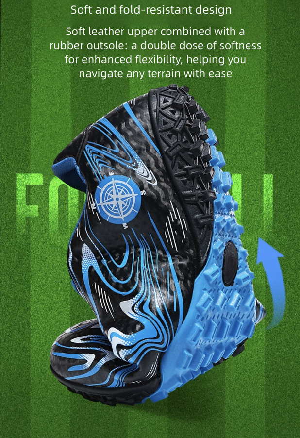 Soccer Shoe Football Large-Size Children's AG Football Shoes for Men Outdoor Training Shoes for Primary Secondary School Students Competition Shoes Kids Shoes Boys' Shoes Athletic