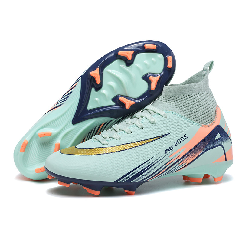 Soccer Shoe High-Top Football Shoes Training Shoes for Primary Secondary School Students Youth Sports