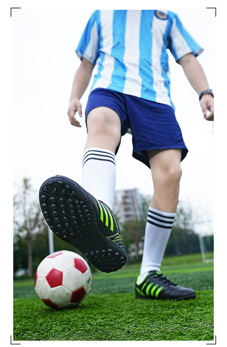 Soccer Shoe Football New Lace-Up Football Shoes for Teenagers Student Training Sneakers Adult Men's Shoes Athletic Soccer Training Shoes