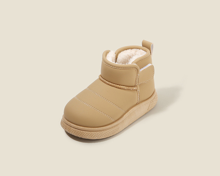 Kids Shoes Boys' Shoes Boots Children's Snow Boots Winter New Style Boys' Short Boots Girls' Cotton Boots Lining Thickening Warm Baby Cotton Shoes