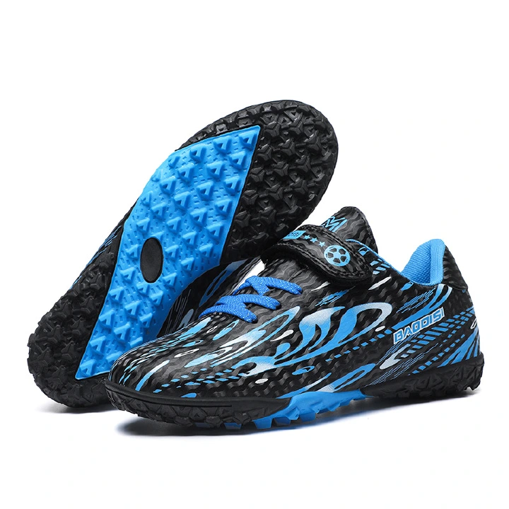 Velcro Football Shoes for Boys Girls Children Primary School Students Soccer Competition Training Sports Shoes Kids Shoes Boys' Shoes Athletic Outdoor Shoes