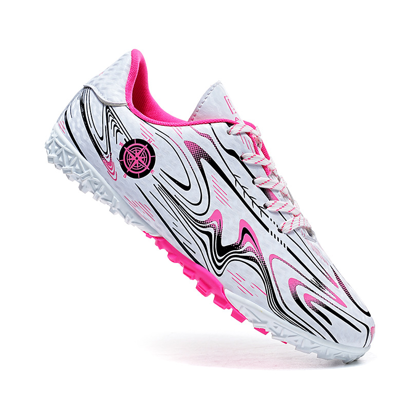 Soccer Shoe Football Large-Size Children's AG Football Shoes for Men Outdoor Training Shoes for Primary Secondary School Students Competition Shoes Kids Shoes Boys' Shoes Athletic