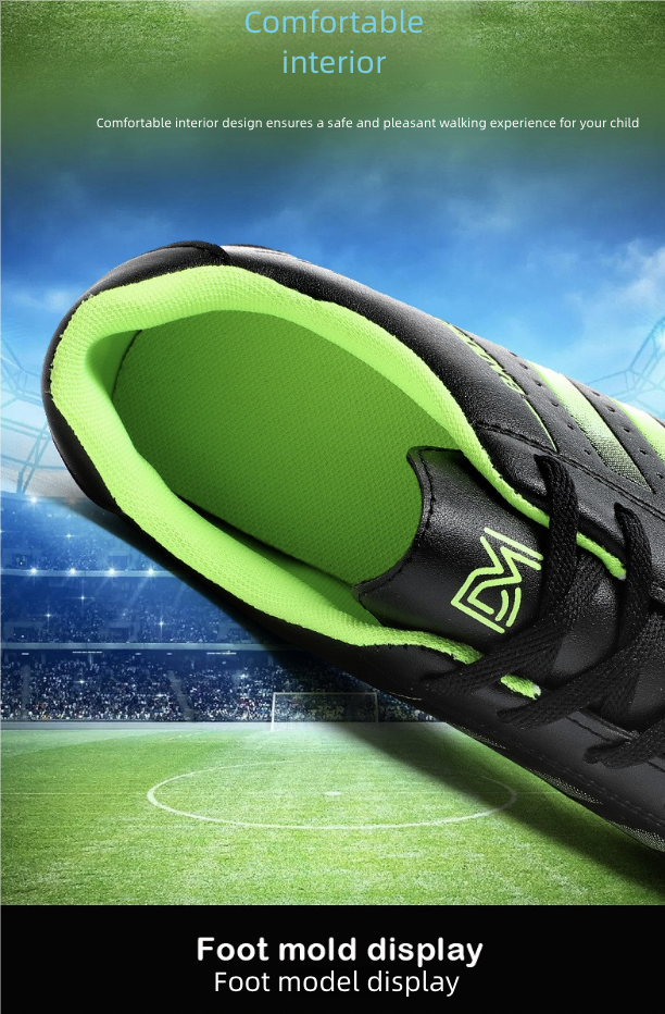 Soccer Shoe Football New Lace-Up Football Shoes for Teenagers Student Training Sneakers Adult Men's Shoes Athletic Soccer Training Shoes