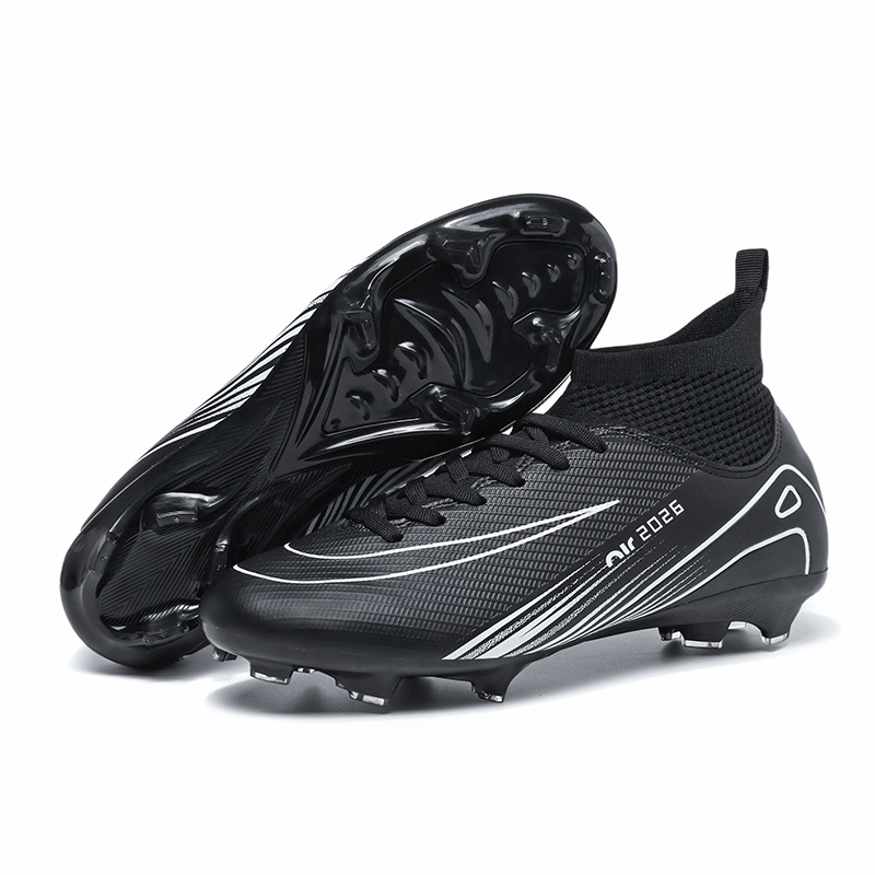Soccer Shoe High-Top Football Shoes Training Shoes for Primary Secondary School Students Youth Sports