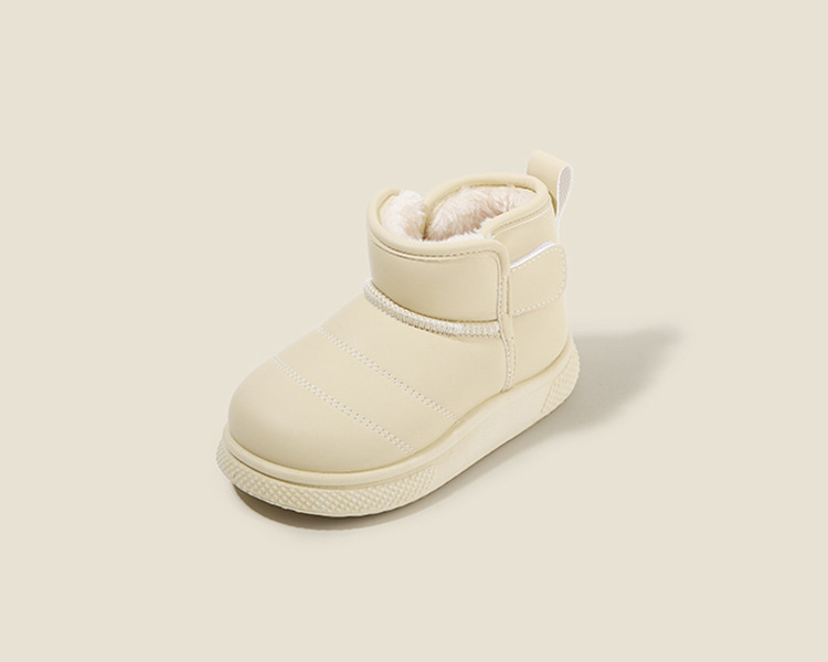 Kids Shoes Boys' Shoes Boots Children's Snow Boots Winter New Style Boys' Short Boots Girls' Cotton Boots Lining Thickening Warm Baby Cotton Shoes