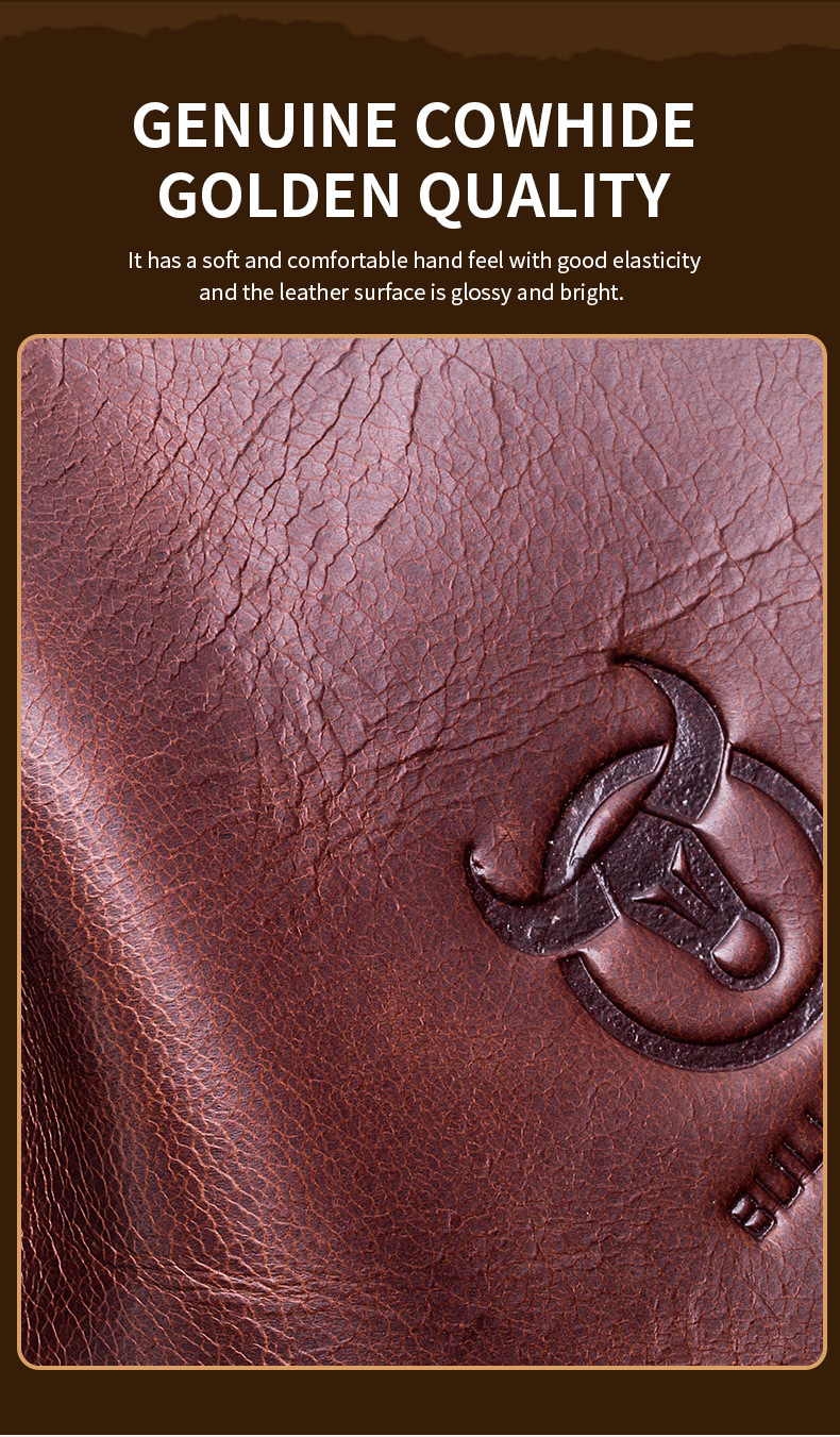 Leather Shoulder Bag First-layer Cowhide Messenger Bag for Men Soft Genuine Leather Vertical Mobile Phone Bag Single Shoulder Bag