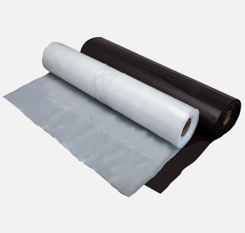 General Purpose  Heavy Duty Polythene Paper, 1000 Gauge (250 Micron) – Waterproof Black/Clear Plastic Cover Sheet – Damp Proof Membrane 1.2M Wide