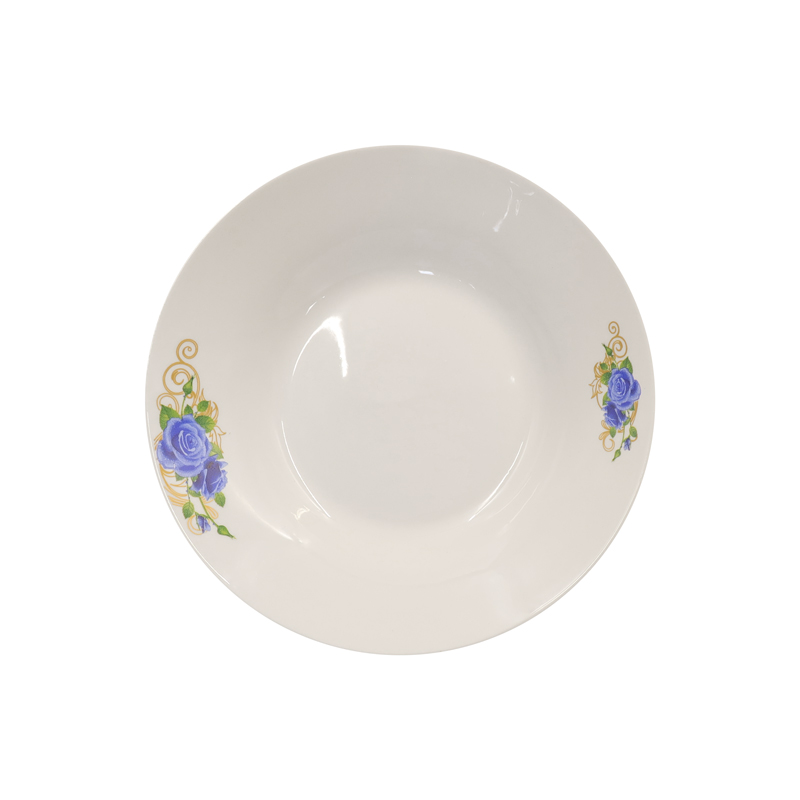【Promotion】Nice One 12PCS 8 INCH Classique  Porcelain Dinner Dish Plates（BYD-PLATE-46 PLATE 8INCH 72PCS，BYD-PLATE-49 PLATE 8INCH 72PCS）