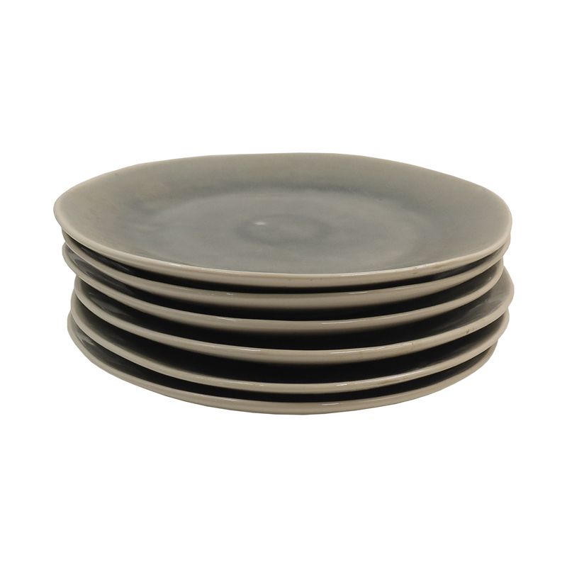 Nice One Set Of 6pcs 8.5inch Classique  Porcelain Dinner Dish Plates （YB-PLATE-8.5-1 PLATE 8.5INCH）