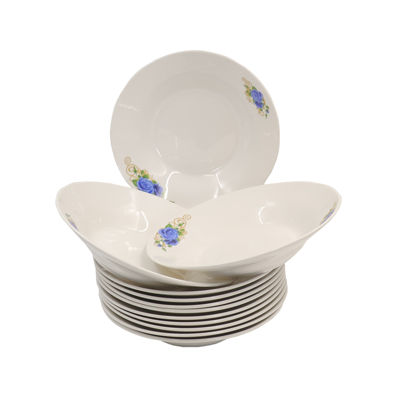 【Promotion】Nice One 12PCS 8 INCH Classique  Porcelain Dinner Dish Plates（BYD-PLATE-46 PLATE 8INCH 72PCS，BYD-PLATE-49 PLATE 8INCH 72PCS）