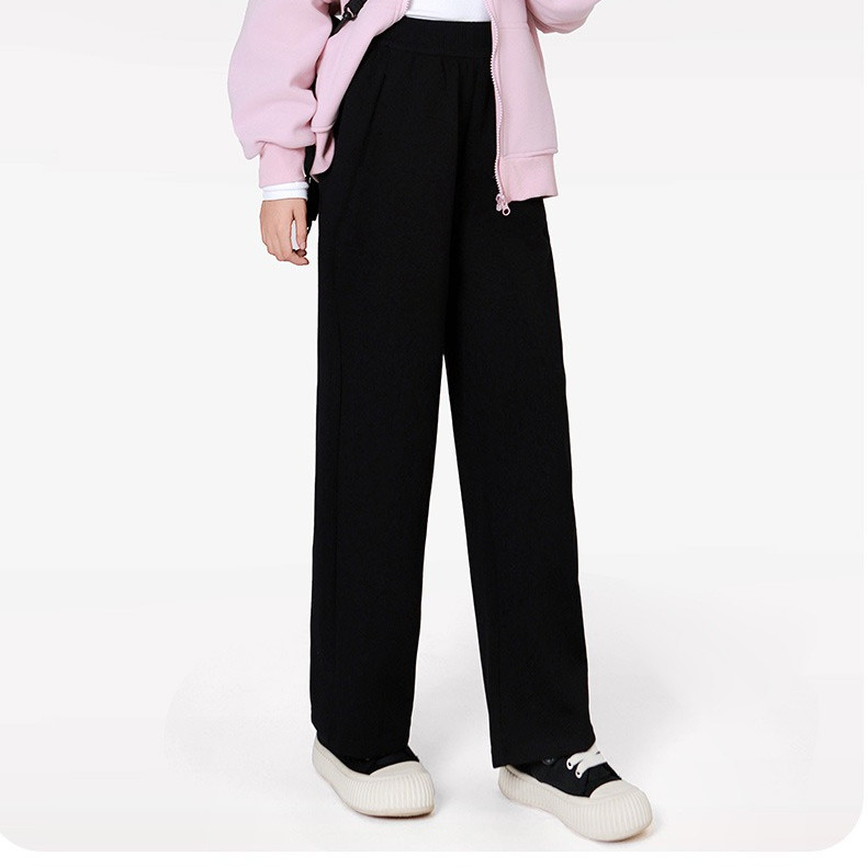 Girl Clothes Kid Pants Strainght Wide-leg Casual Trousers Girl's Clothing Sports Trouser Sweatpants for3 to 11 Years Teenagers