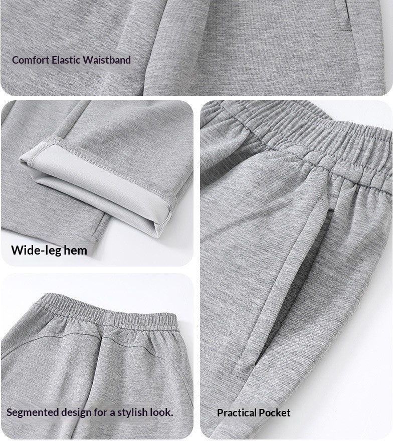 Girl Clothes Kid Pants Strainght Wide-leg Casual Trousers Girl's Clothing Sports Trouser Sweatpants for3 to 11 Years Teenagers