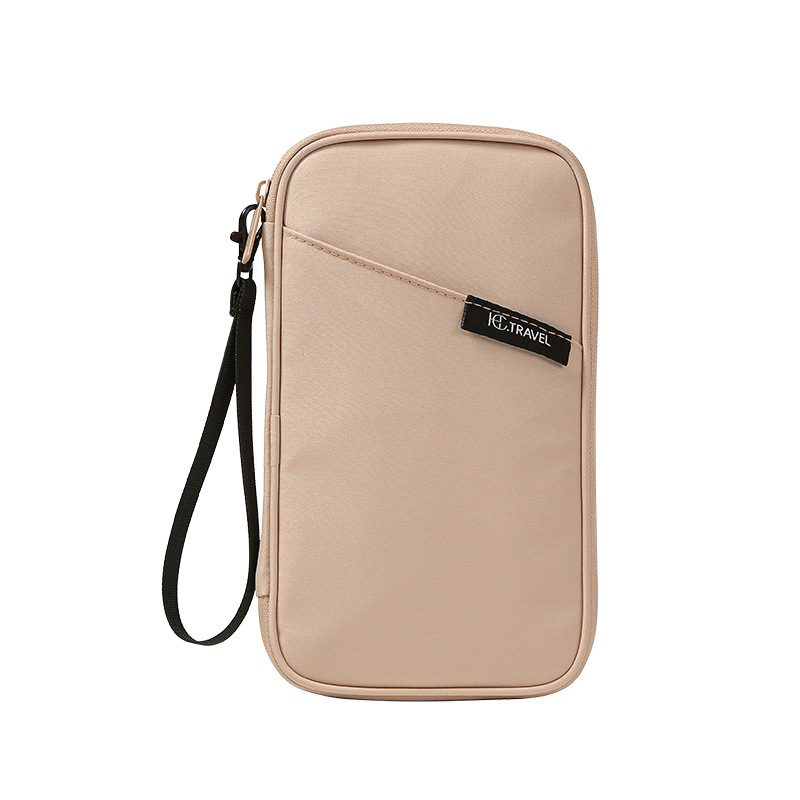 new model card holder ID card portable passport holder travel portable large capacity storage bag waterproof Ticket clip document holder
