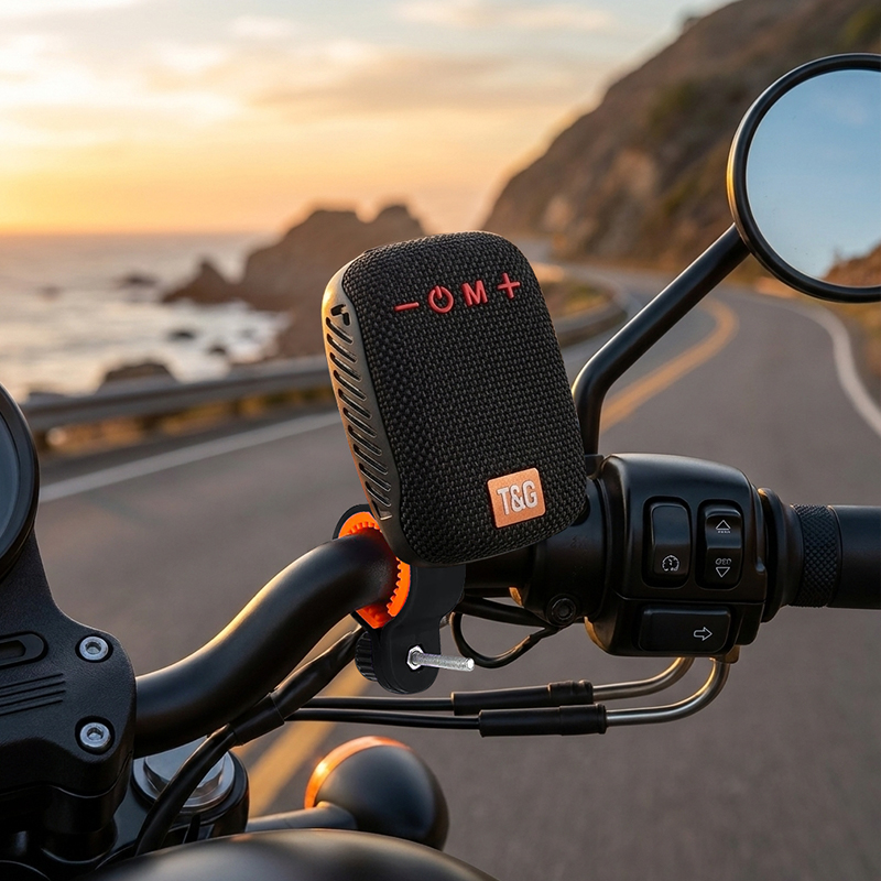 Bluetooth Speaker Portable Motorcycle Speaker Wireless Bike Speaker TWS Function Bluetooth Accessories