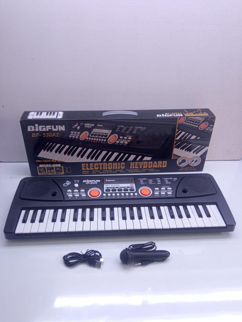 High Quality Rechargeable Portable Kids Learning Piano with Microphone & Charging Cable – 61-Key & 49-Key Electronic Musical Keyboard for Beginners Music Education & Fun Play