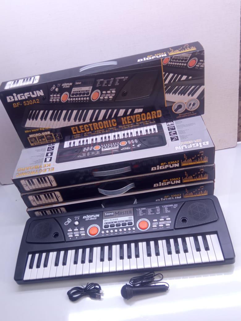 High Quality Rechargeable Portable Kids Learning Piano with Microphone & Charging Cable – 61-Key & 49-Key Electronic Musical Keyboard for Beginners Music Education & Fun Play