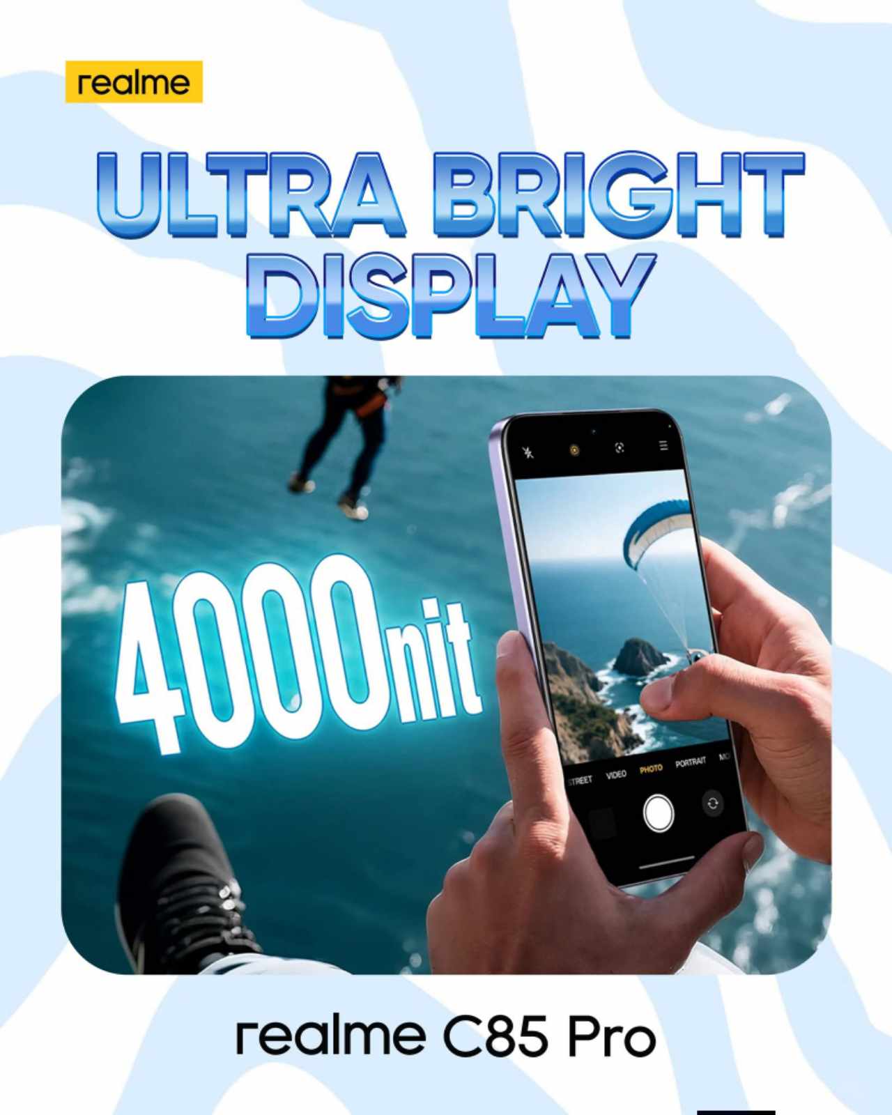 New Arrival Realme C85 Pro AI phone 256GB+8GB 6.8'' 120Hz AMOLED 7000mAh 45W Titan Battery IP69 PR0 Water Resistance 50MP Android 15 Type-C Dual Sim Smart Phones Fingerprint Unlock