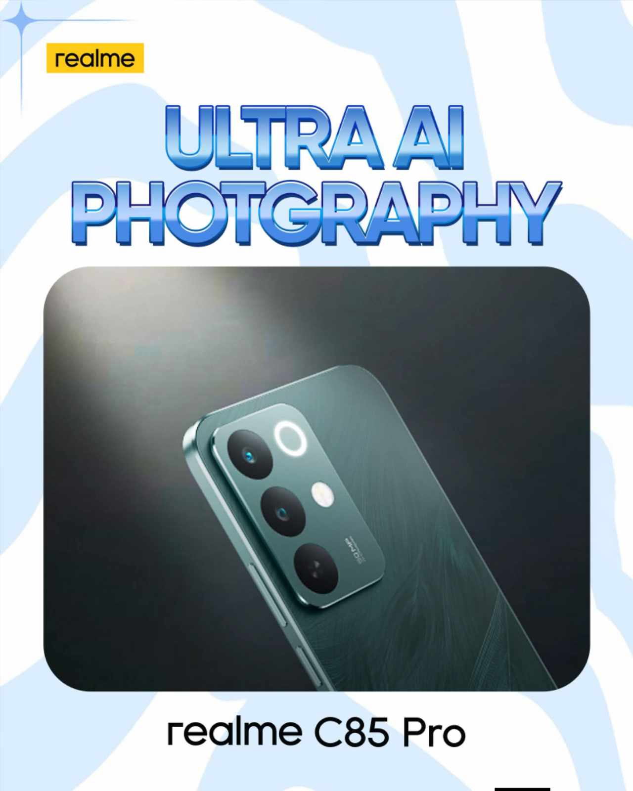 New Arrival Realme C85 Pro AI phone 256GB+8GB 6.8'' 120Hz AMOLED 7000mAh 45W Titan Battery IP69 PR0 Water Resistance 50MP Android 15 Type-C Dual Sim Smart Phones Fingerprint Unlock