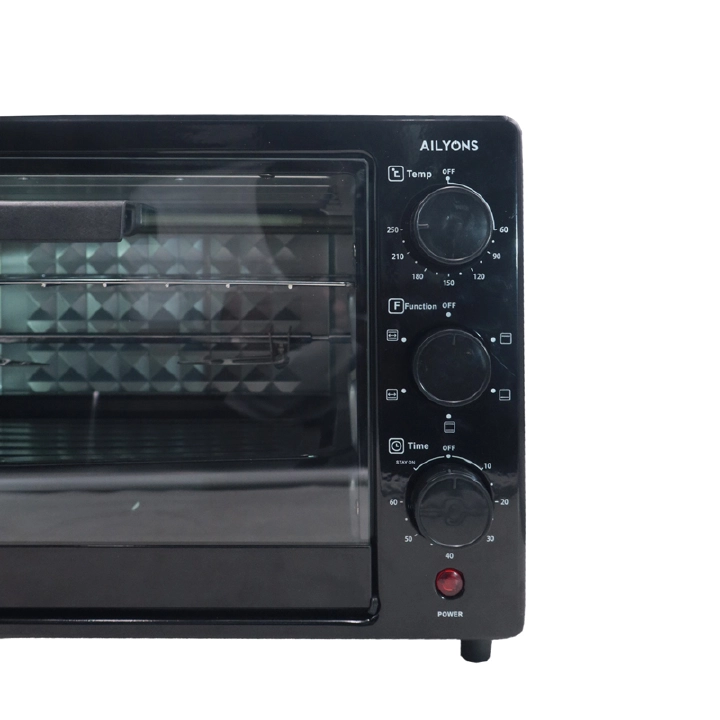 Ailyons 20L oven with rotisserie 8018 Electric Oven Grill with Grill Pan Kitchen Appliances Small Appliances 1000W