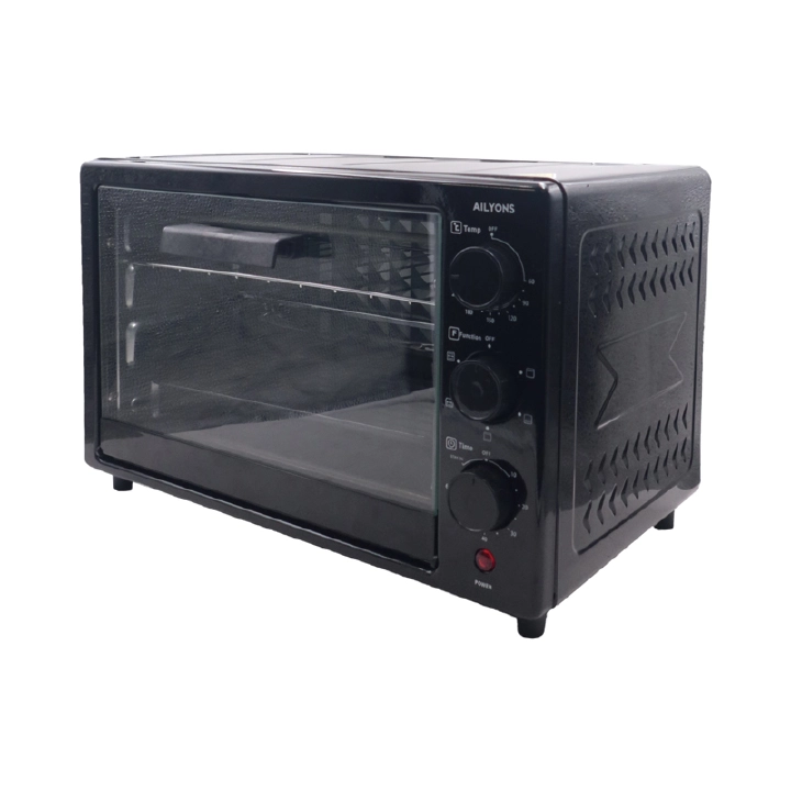 Ailyons 20L oven with rotisserie 8018 Electric Oven Grill with Grill Pan Kitchen Appliances Small Appliances 1000W