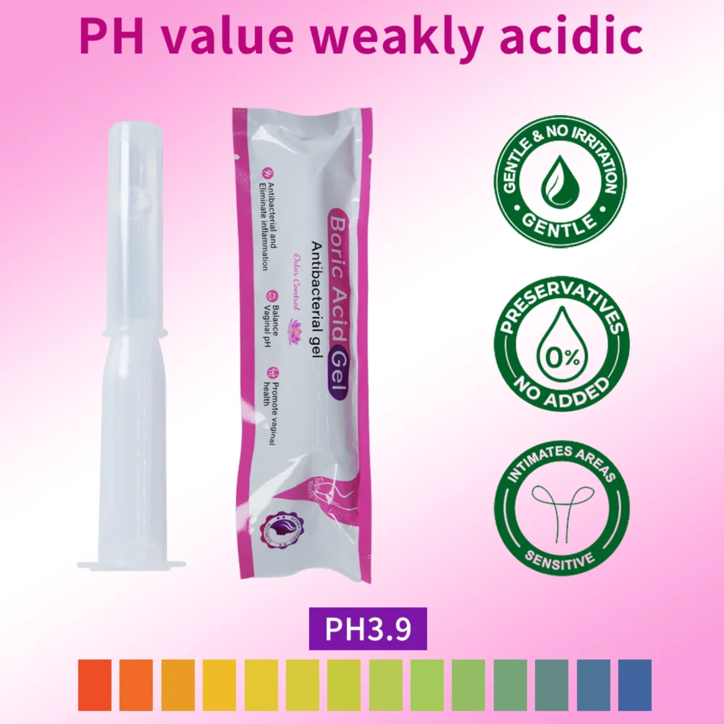 ​[Verified] Intimate Health Boric Acid Antibacterial Gel – pH Balance & Odor Control, Gentle Detox & Refreshing Care (Single Use Applicator)